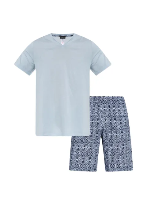 Hanro damask-pattern pyjama set