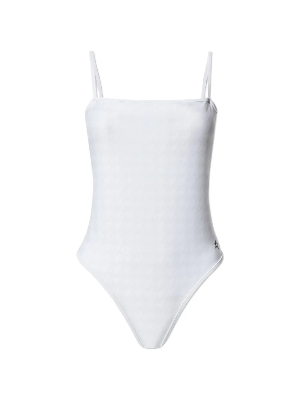 Perfect Moment houndstooth-pattern swimsuit - Bianco