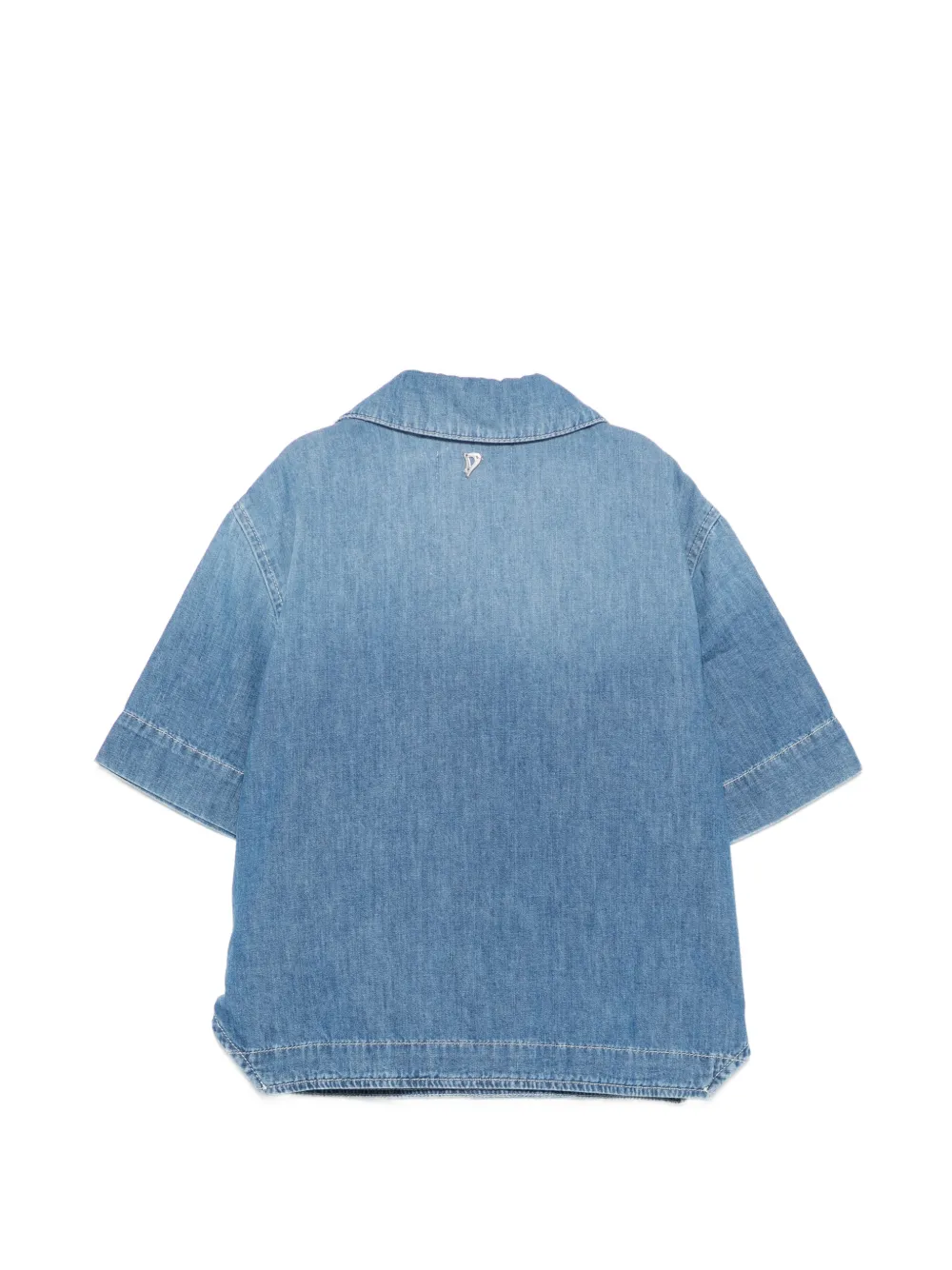 DONDUP KIDS Shirt met opgestikte zak Blauw