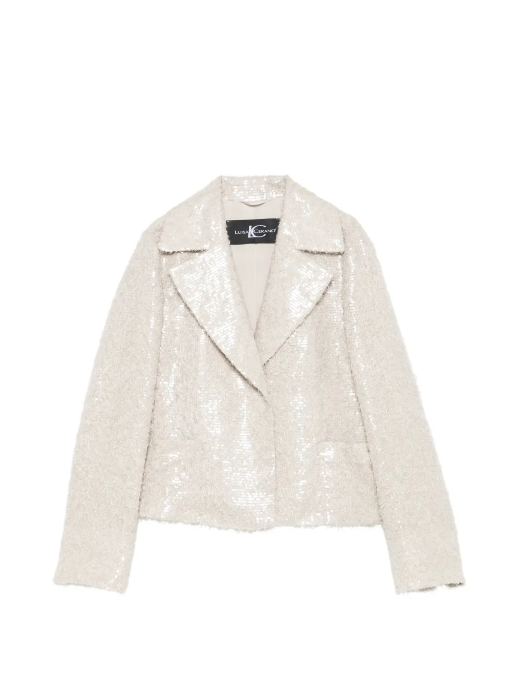 Luisa Cerano sequin-embellished jacket - Grigio