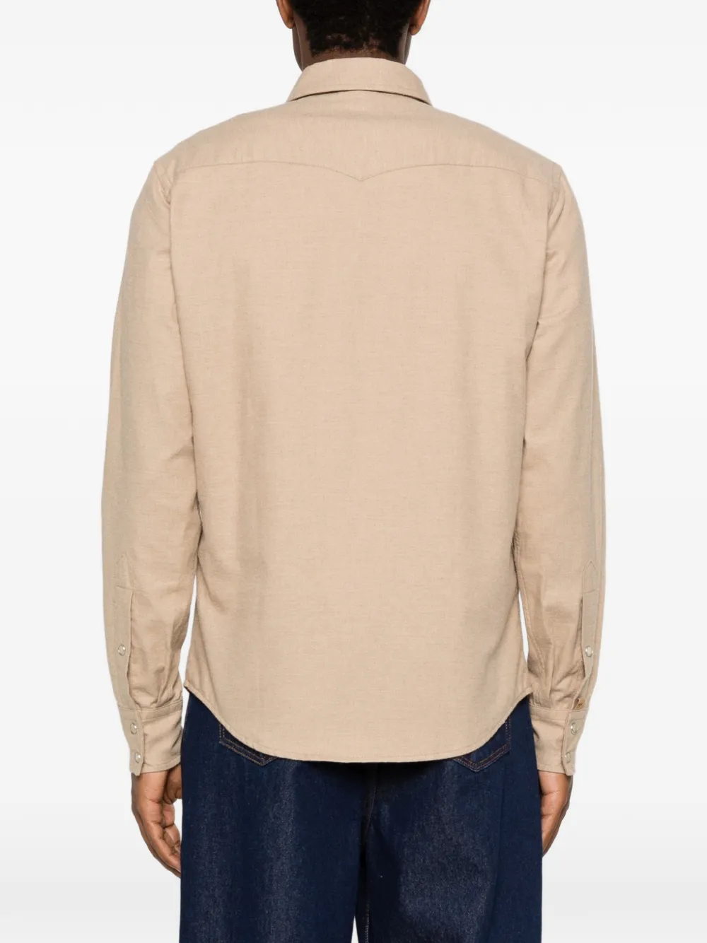Jacob Cohën Overhemd met lange mouwen Beige