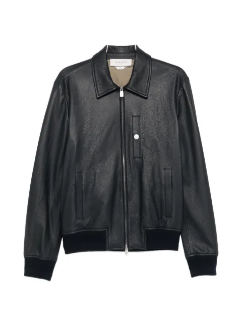 Jacob Cohën pebbled leather jacket