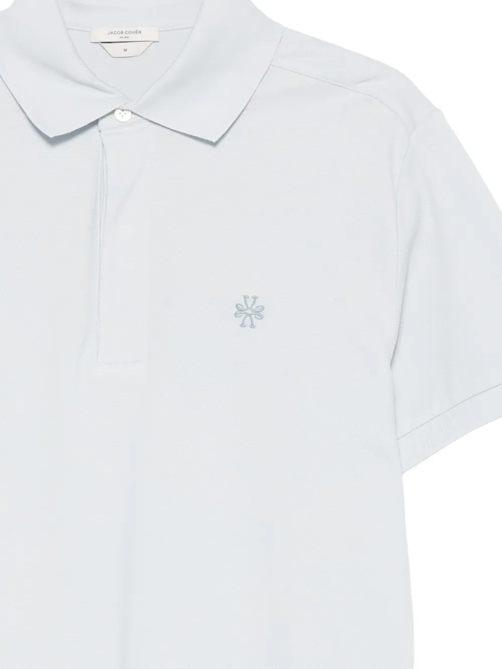 Jacob Cohën Piqué poloshirt met geborduurd logo Blauw