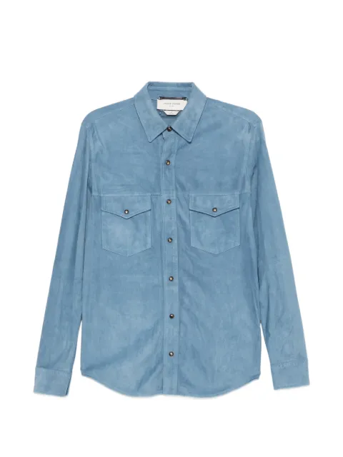 Jacob Cohën suede button-up overshirt