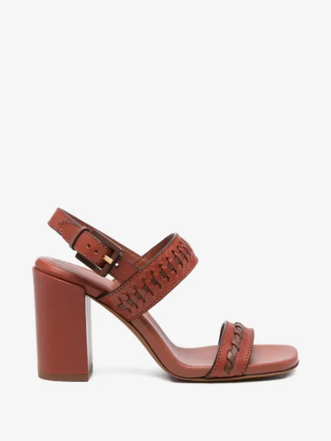 ZIMMERMANN Alchemy woven-detail buckled sandals