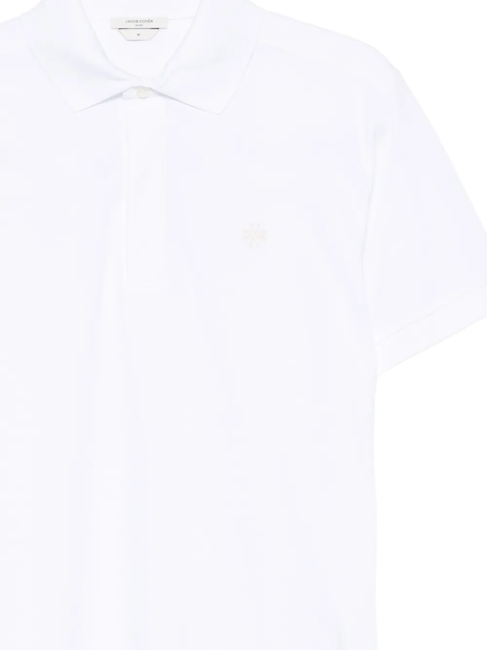Jacob Cohën Poloshirt met geborduurd logo Wit