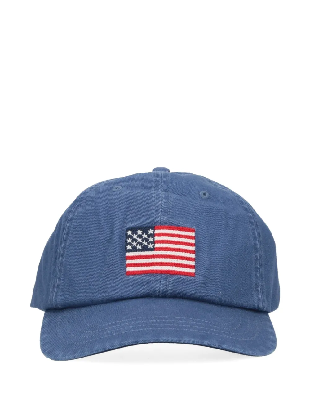 Polo Ralph Lauren flag-detail baseball cap - Blu