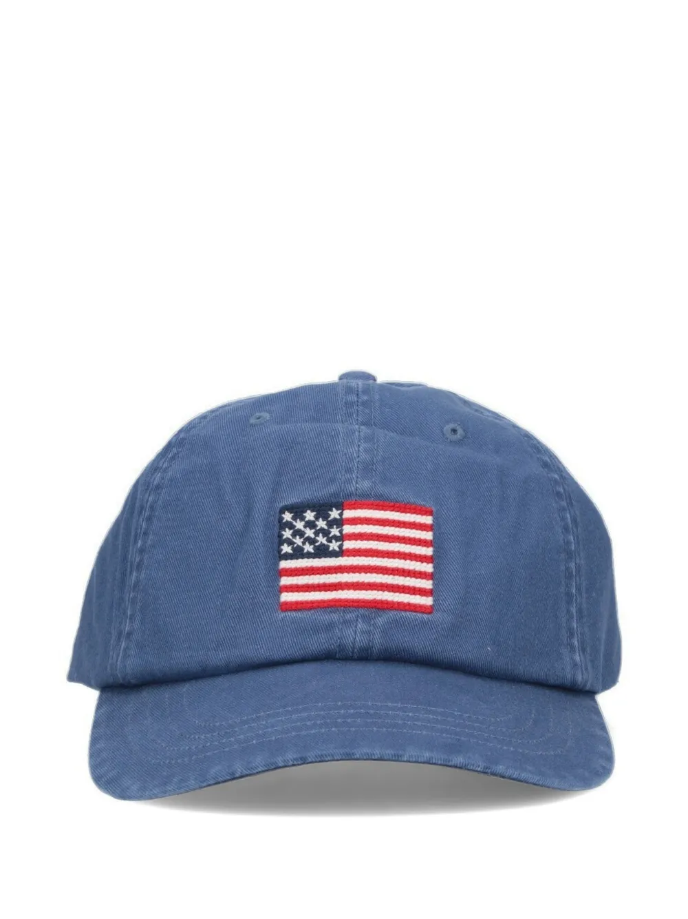 Polo Ralph Lauren flag-detail baseball cap - Blu