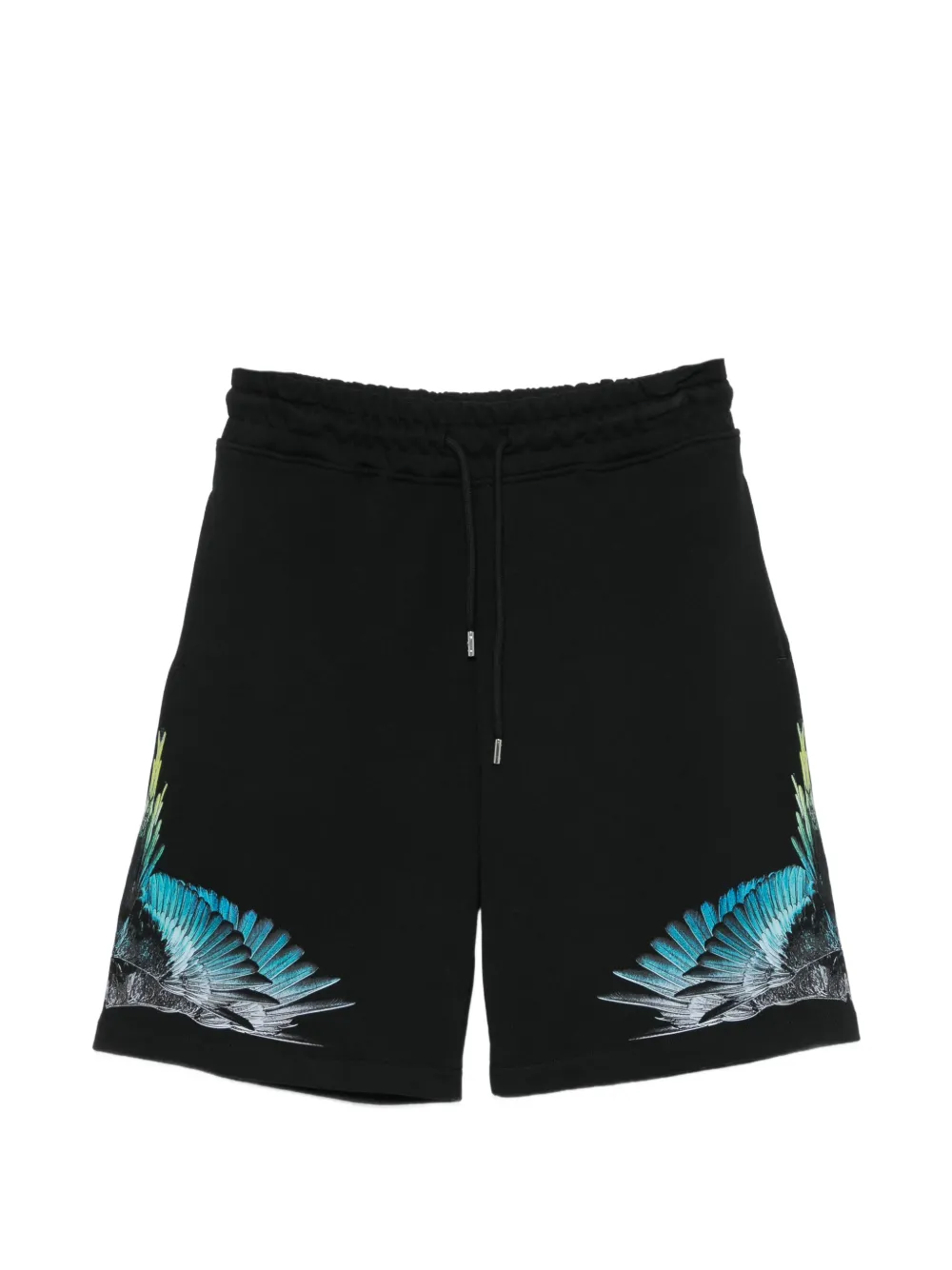 COUNTY OF MILAN wings-motif shorts - Nero