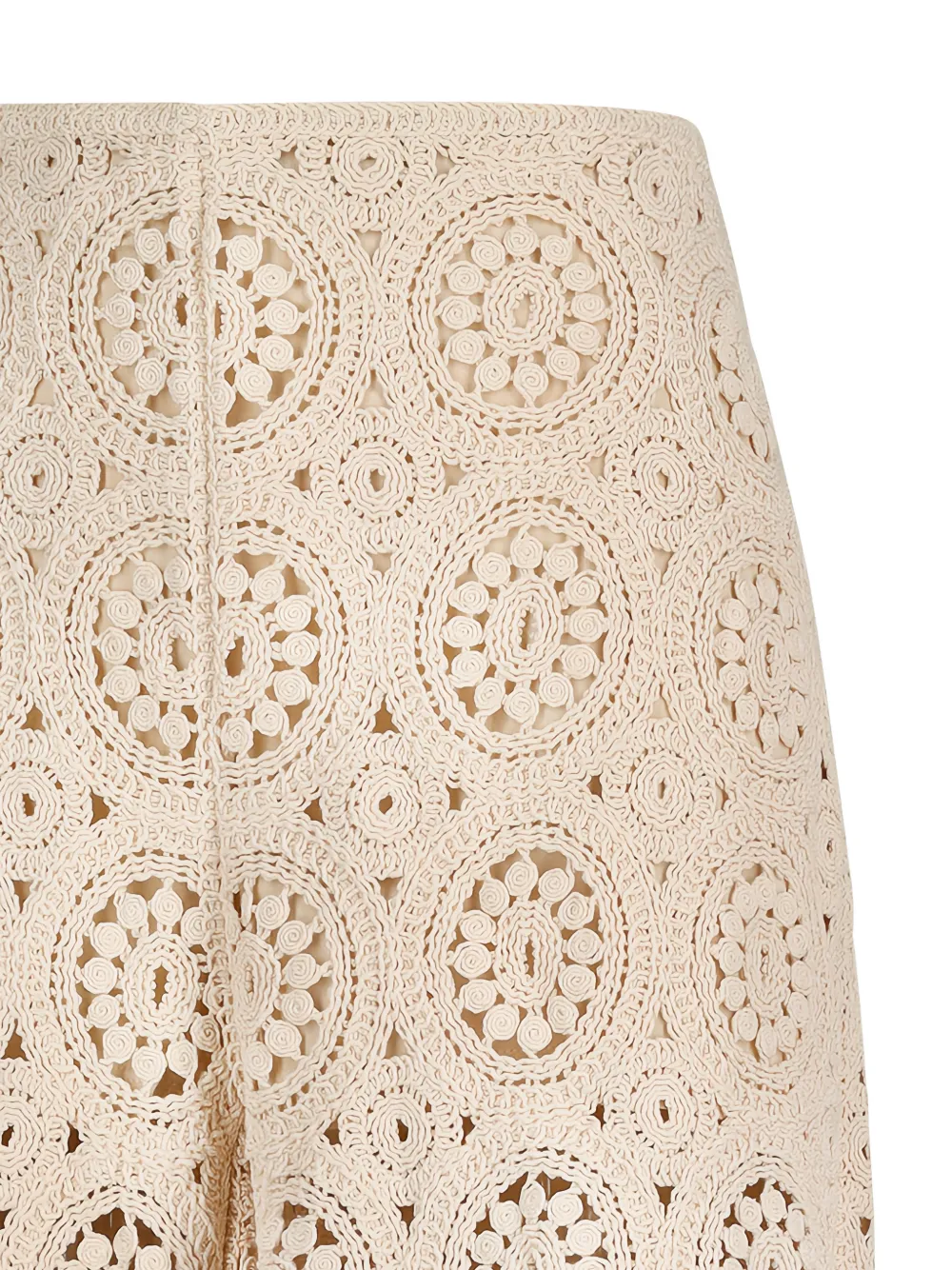 FRAME Gehaakte broek Beige