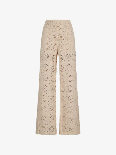 FRAME crochet trousers