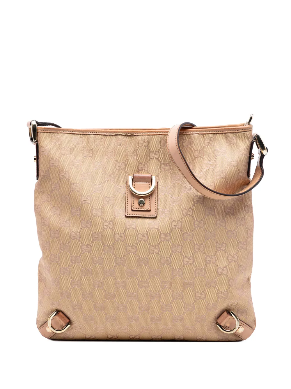 Gucci Pre-Owned 2016-2025 GG Canvas Abbey D Ring crossbody bag - Toni neutri