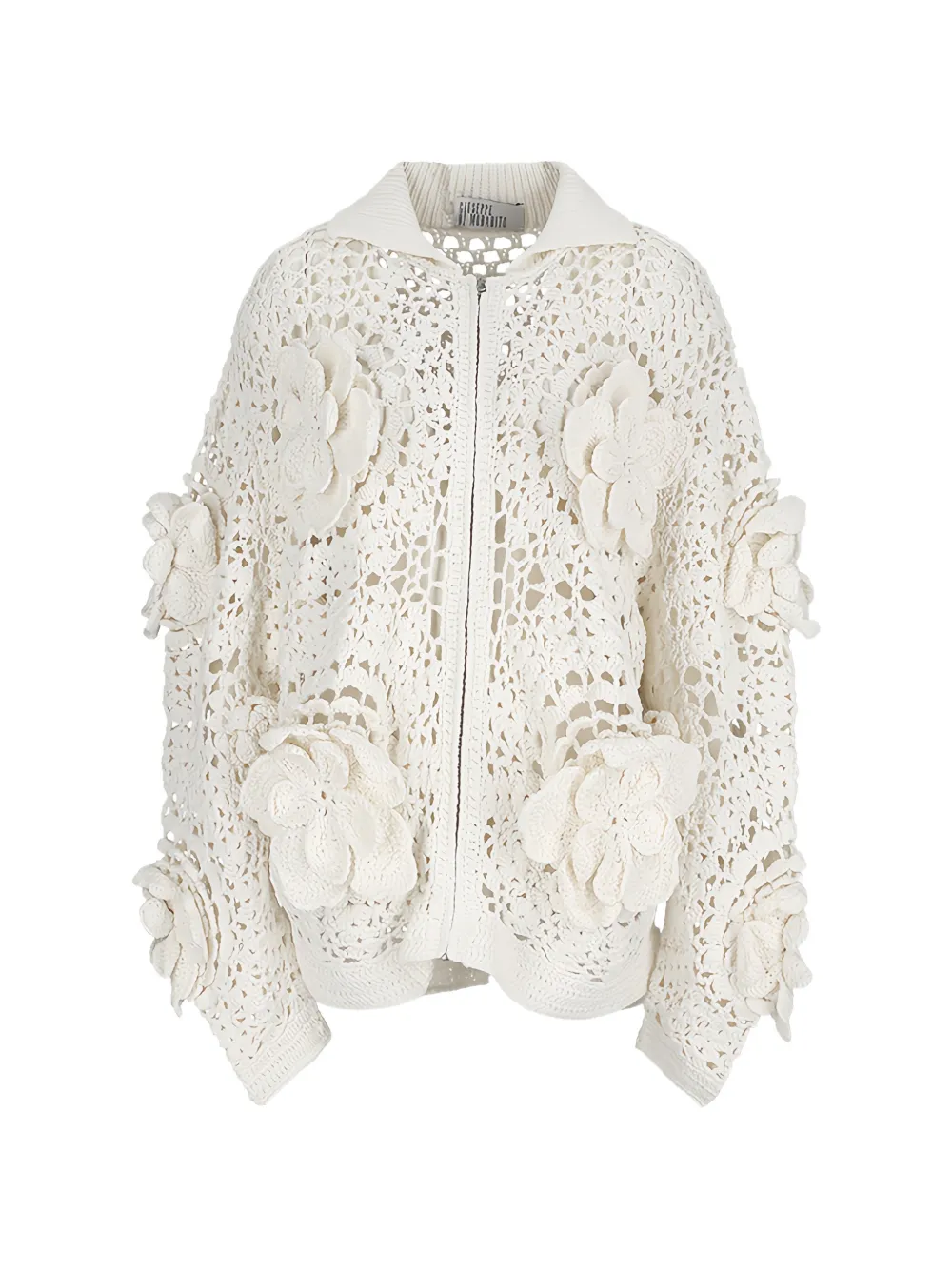 Giuseppe Di Morabito floral-appliqué cardigan - Toni neutri