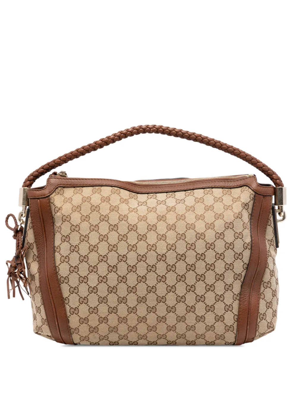 Gucci Pre-Owned 2016-2026 Medium GG Canvas Bella shoulder bag - Toni neutri