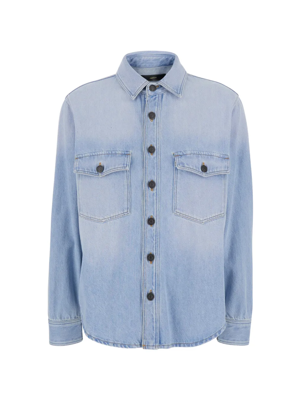 Grifoni button-up denim shirt - Blu