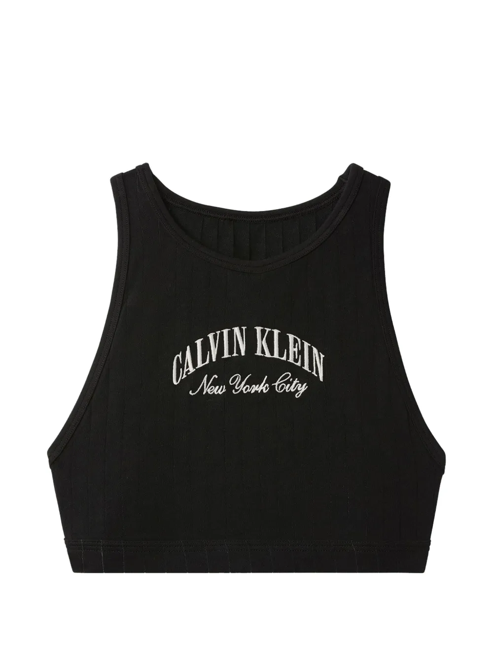 Calvin Klein Heritage Classic ribbed bralette - Nero