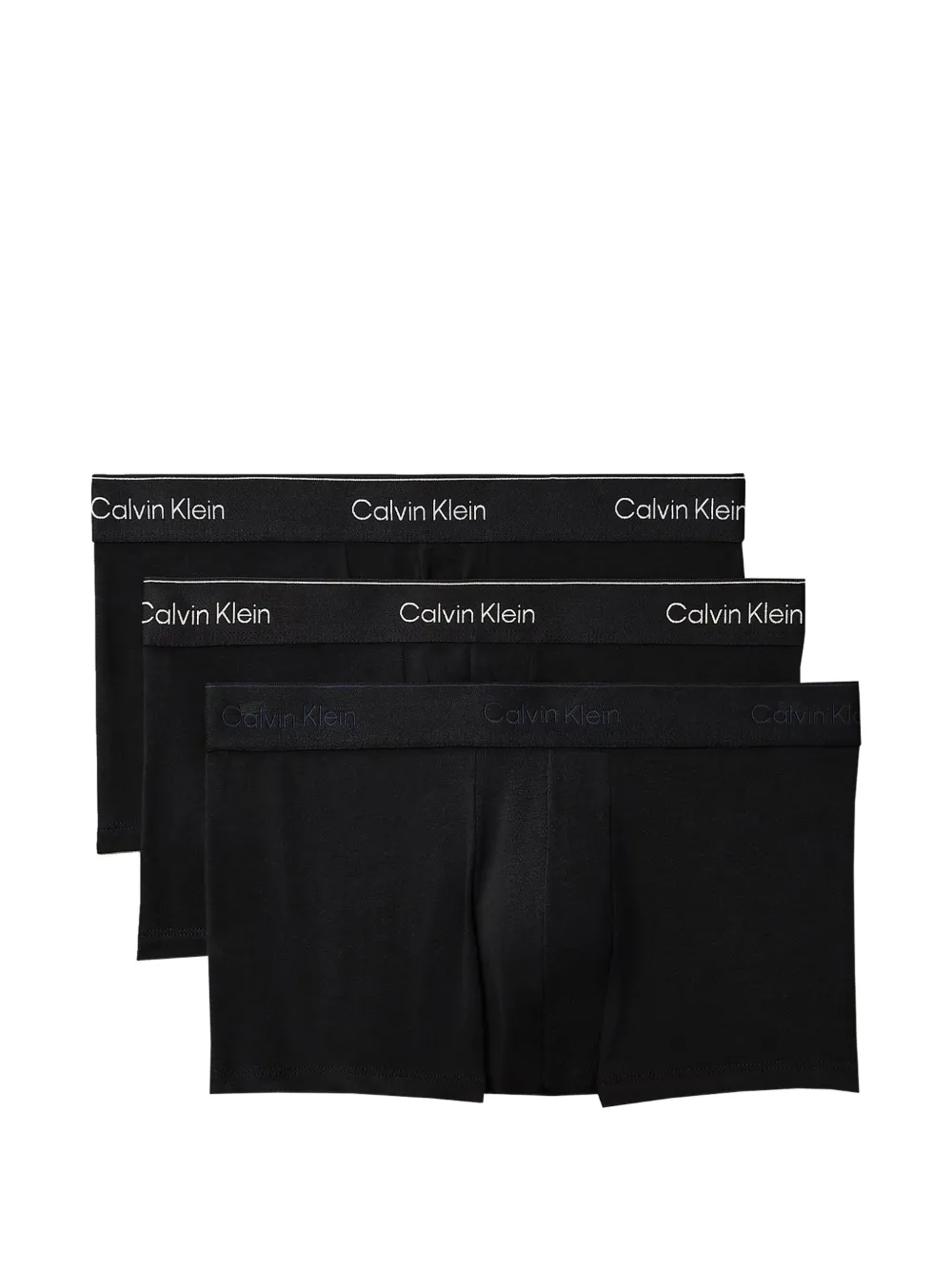 Calvin Klein logo-waistband boxers (set of three) - Nero