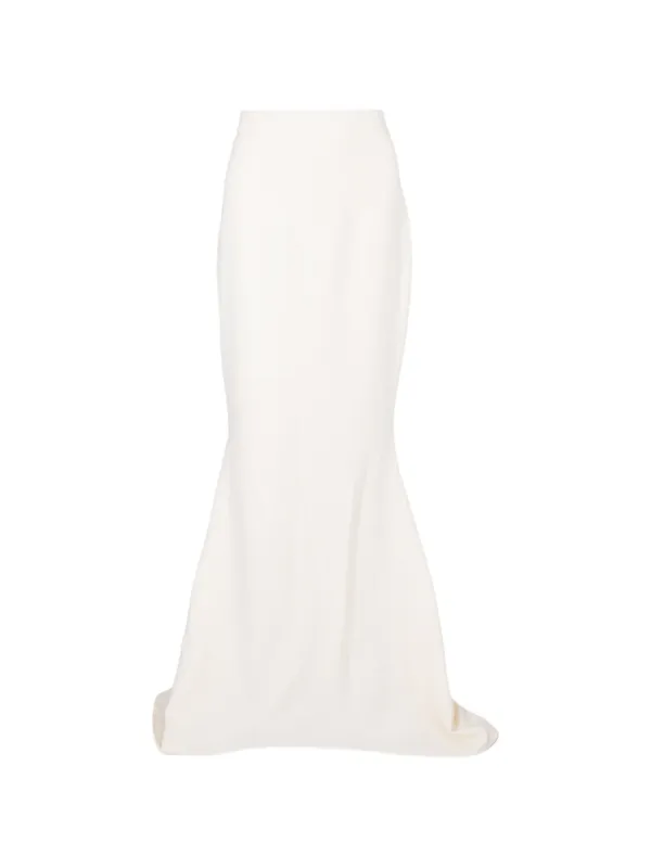 Safiyaa Mermaid-silhouette Floor-length Skirt in Neutrals