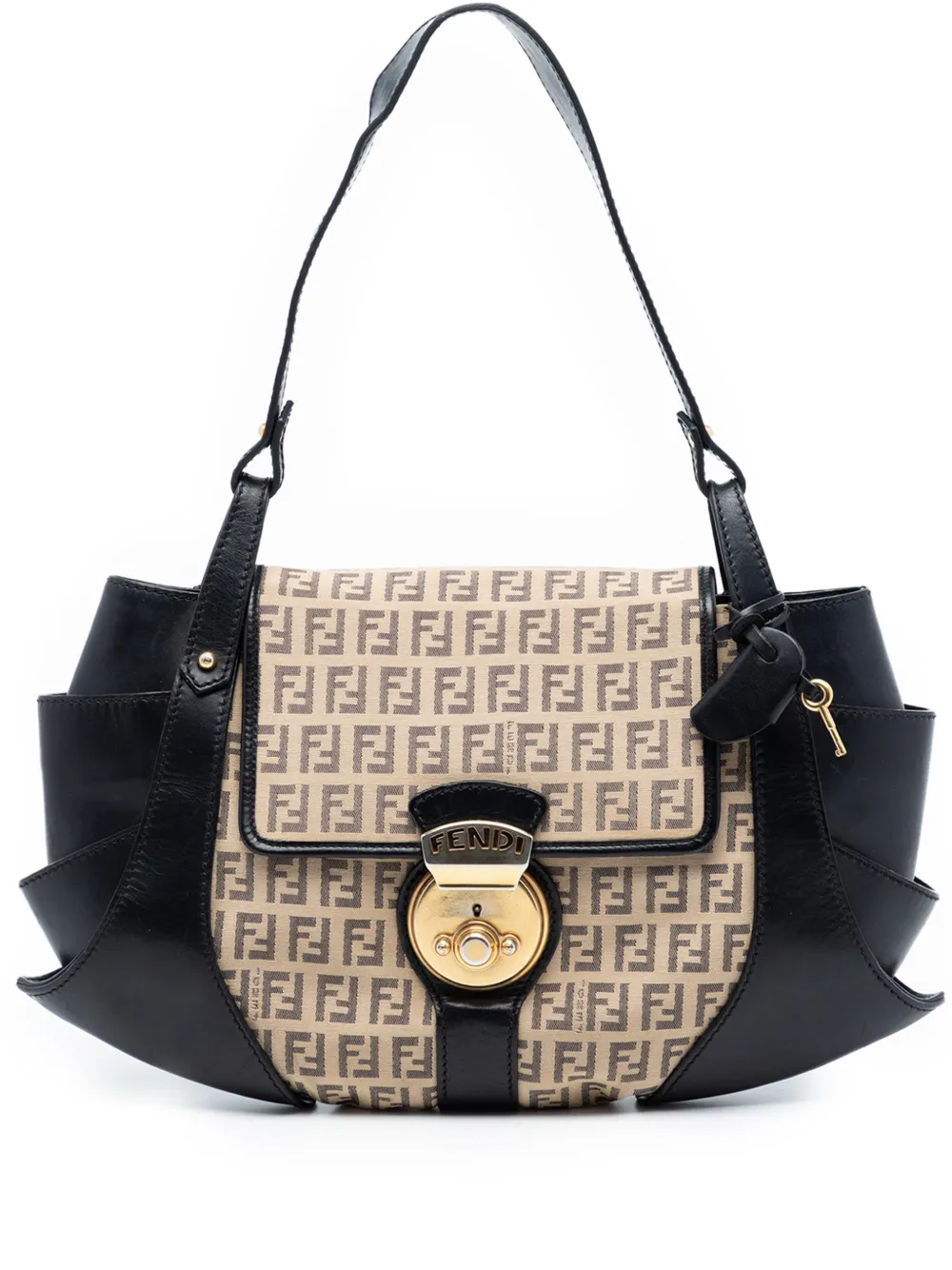 Fendi Pre-Owned 2000-2010 Zucchino Borsa Tuc shoulder bag - Neutrals