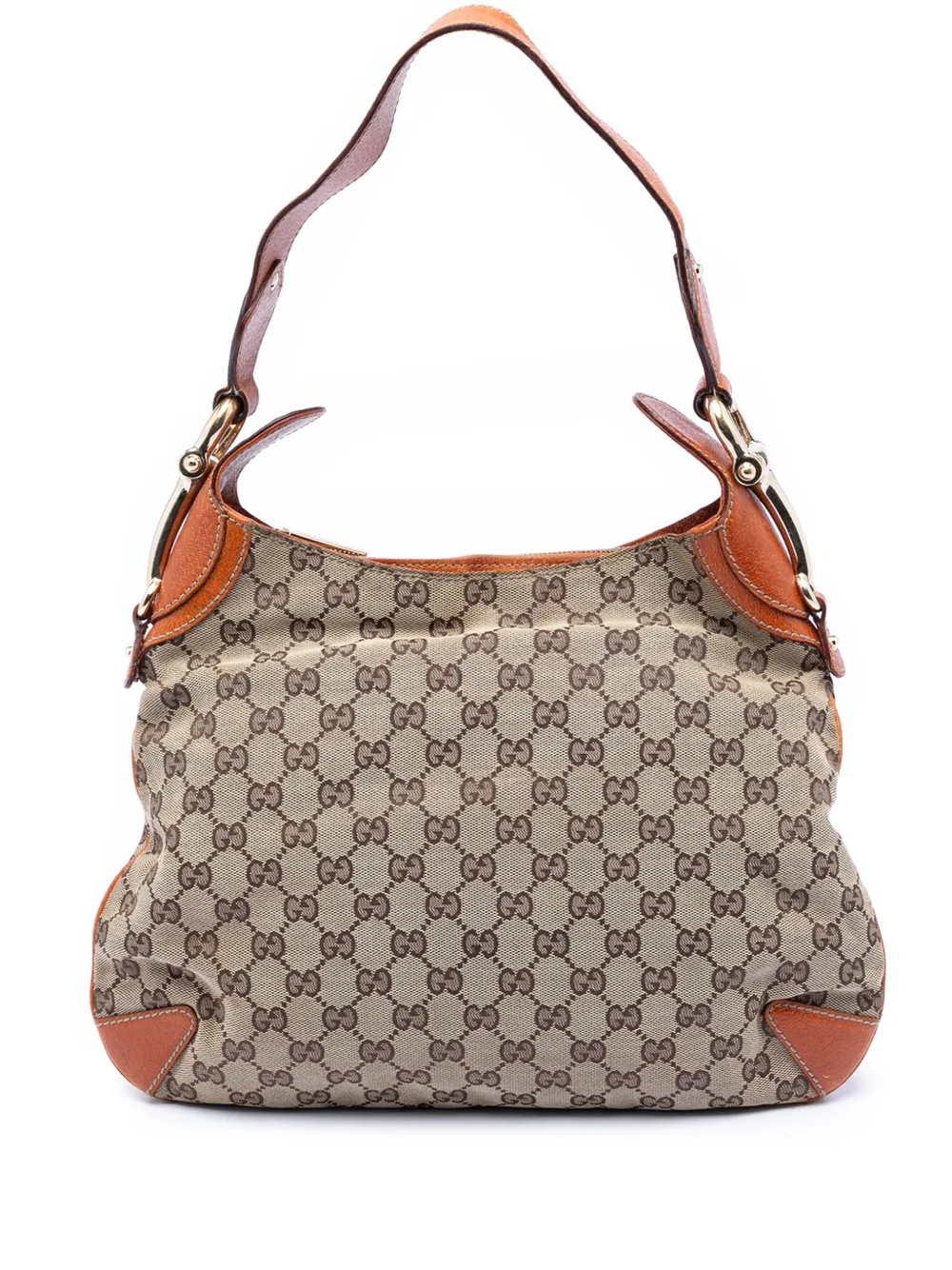 Gucci Pre-Owned 2000-2015 GG Canvas Horsebit Creole hobo bag - Toni neutri