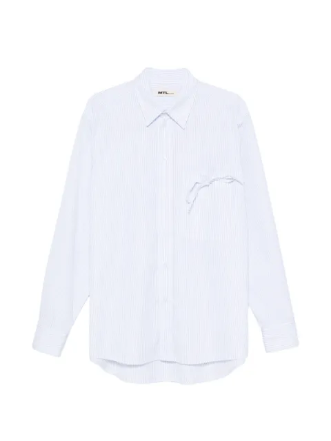 MTL STUDIO Fiocco striped shirt