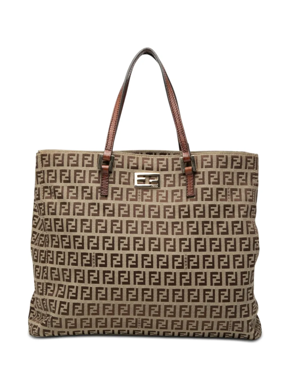 Fendi Pre-Owned 2000-2010 Zucchino Canvas tote bag - Toni neutri