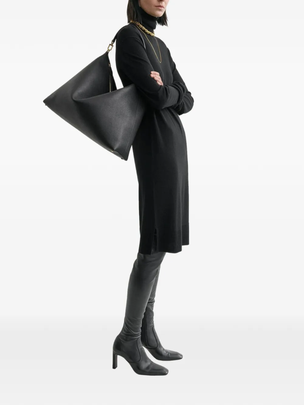 TOTEME Borsa tote Bevel - Nero