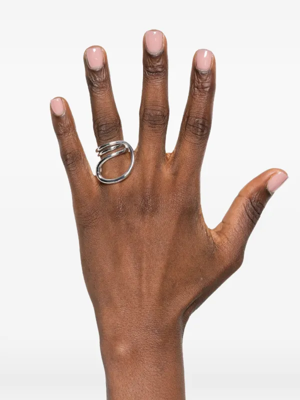 【Charlotte Chesnais】Round Trip Ring 51 Charlotte Chesnais Round Trip Ring | Silver | FARFETCH