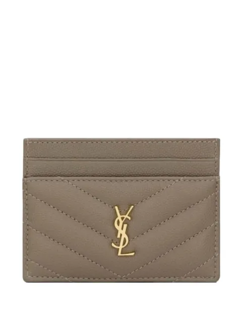 Saint Laurent cassandre quilted card holder