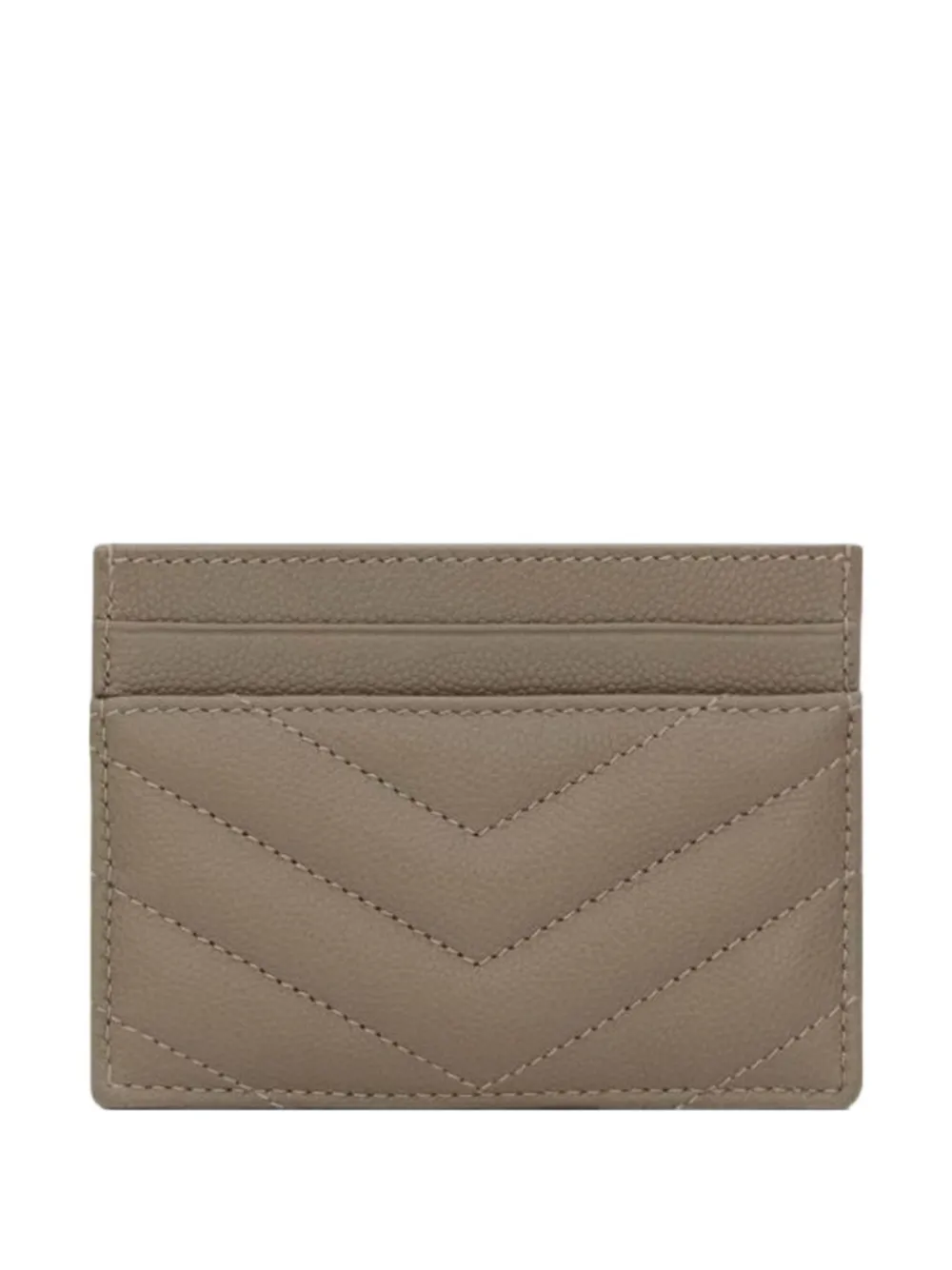 Saint Laurent Cassandre gewatteerde pasjeshouder Grijs
