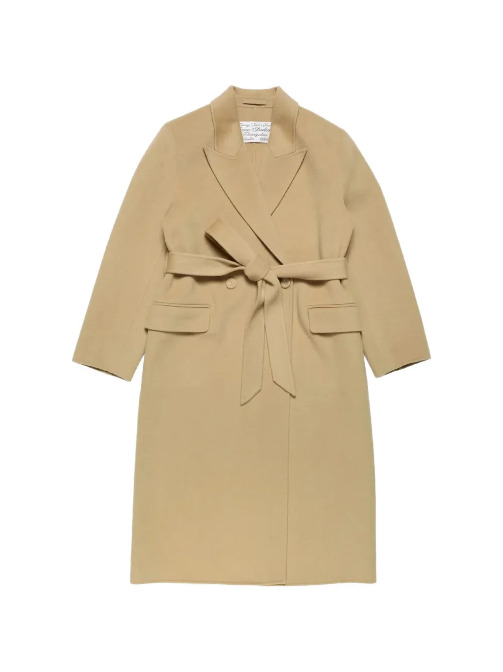 Acne Studios double-breasted belted coat - Neutrals