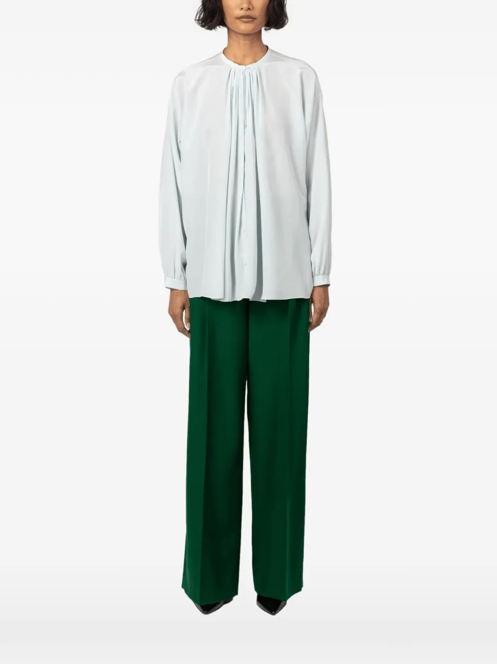 Indress Camicia con colletto classico - Verde