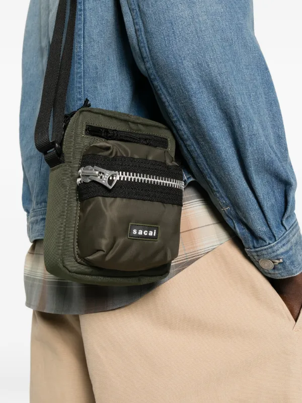 sacai　バッグ Sacai zip-pocket Crossbody Bag | Green | FARFETCH