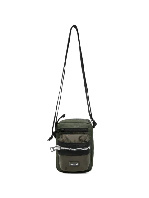 sacai zip-pocket crossbody bag