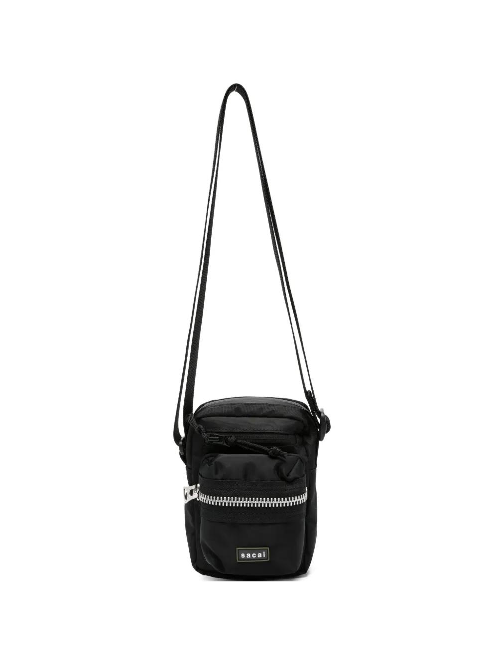 sacai multi-pocket messenger bag - Nero