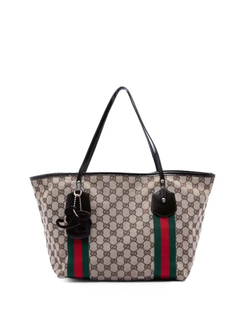 Gucci Pre-Owned 2016-2025 GG Canvas Web Jolie tote bag