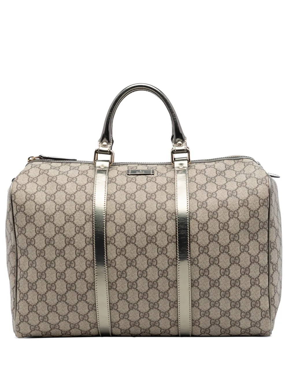 Gucci Pre-Owned 2016-2026 Large GG Supreme Joy boston bag - Toni neutri