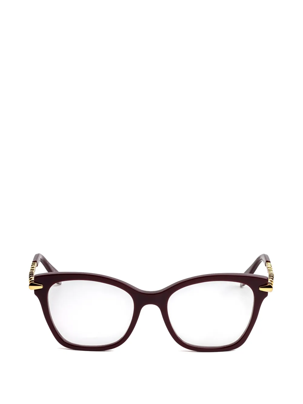 Bvlgari Serpenti cat-eye glasses - Marrone