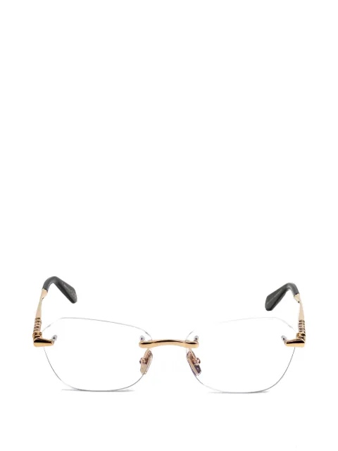 Bvlgari Serpenti rimless glasses