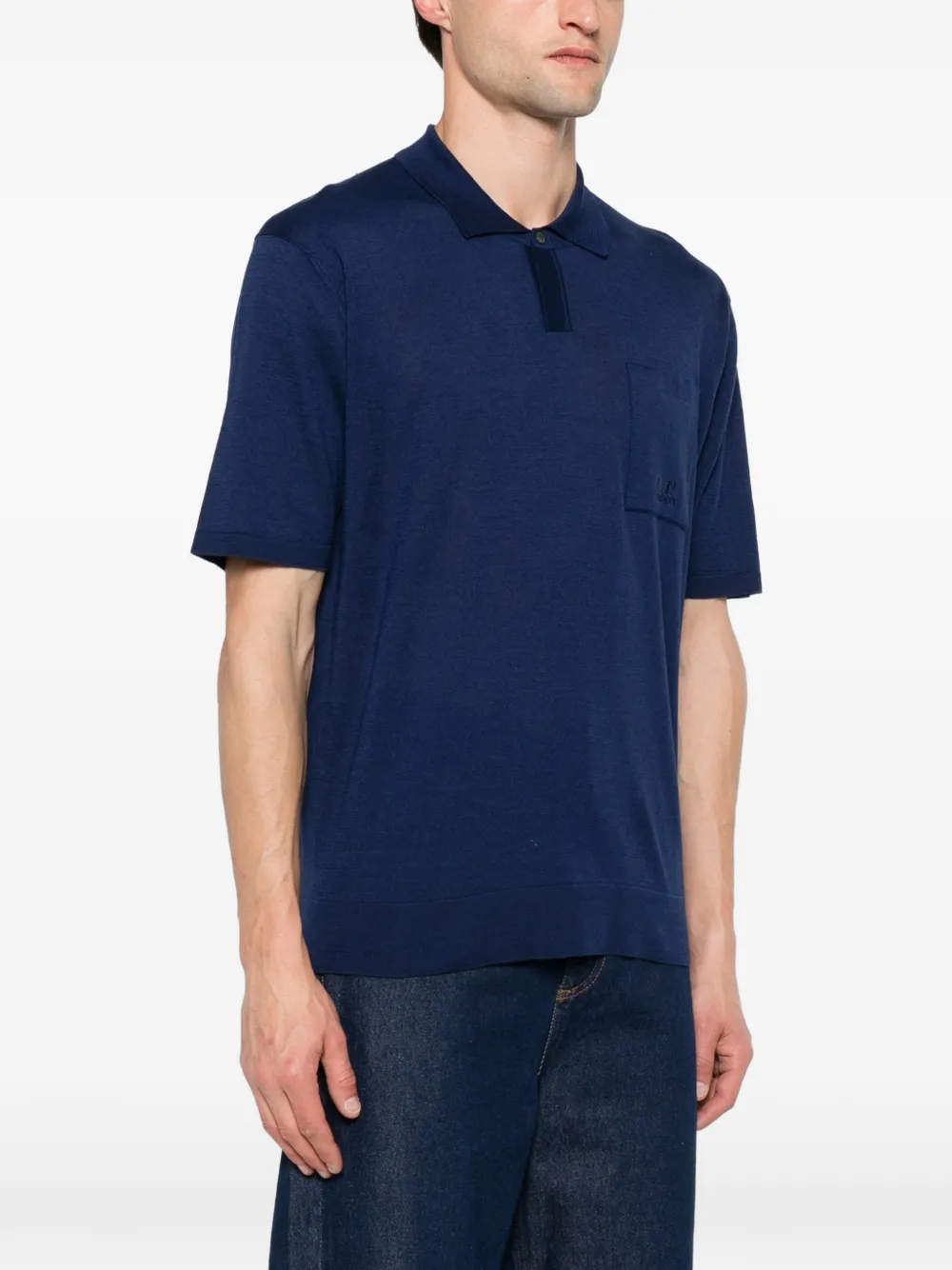 C.P. Company Katoenen poloshirt Blauw
