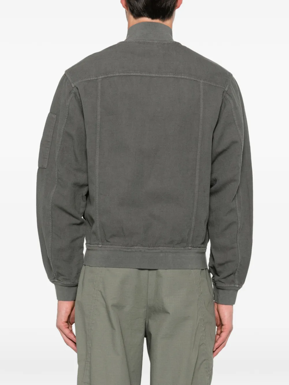 C.P. Company Lens twill bomberjack Grijs