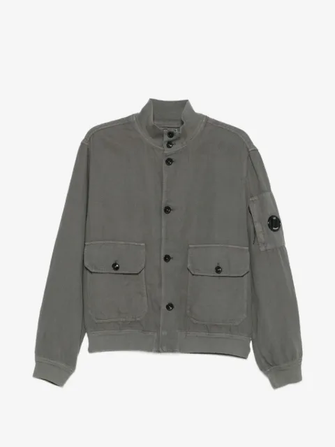 C.P. Company broken twill Lens bomber jacket