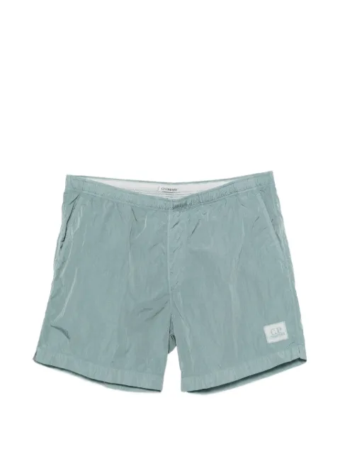 C.P. Company logo-patch swim shorts