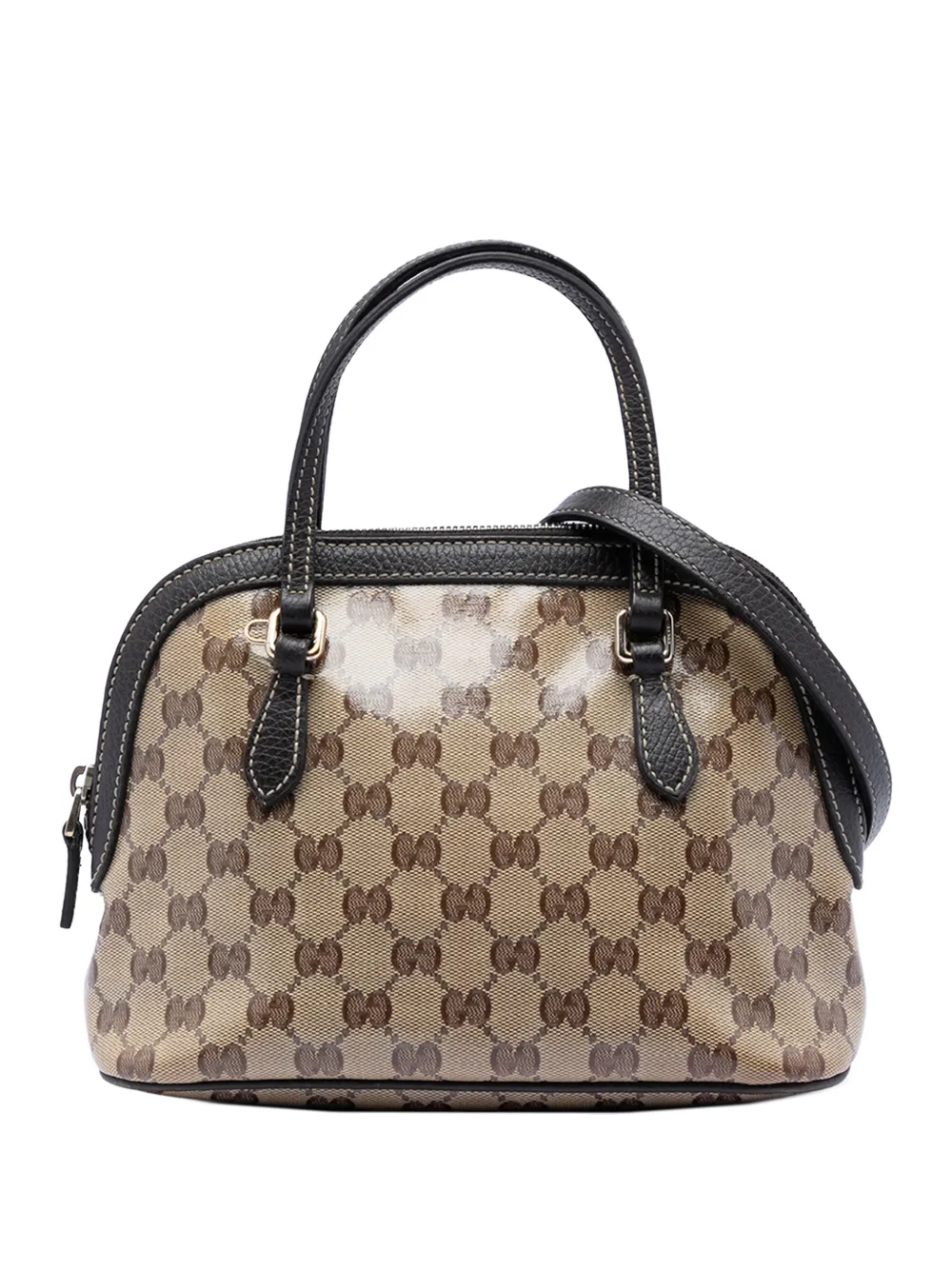 Gucci Pre-Owned 2016-2025 Mini GG Crystal Dome satchel - Toni neutri