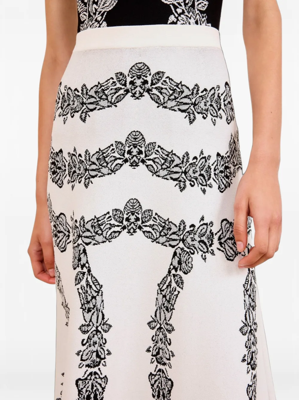 Ulla Johnson Valencia A-line midi skirt Beige