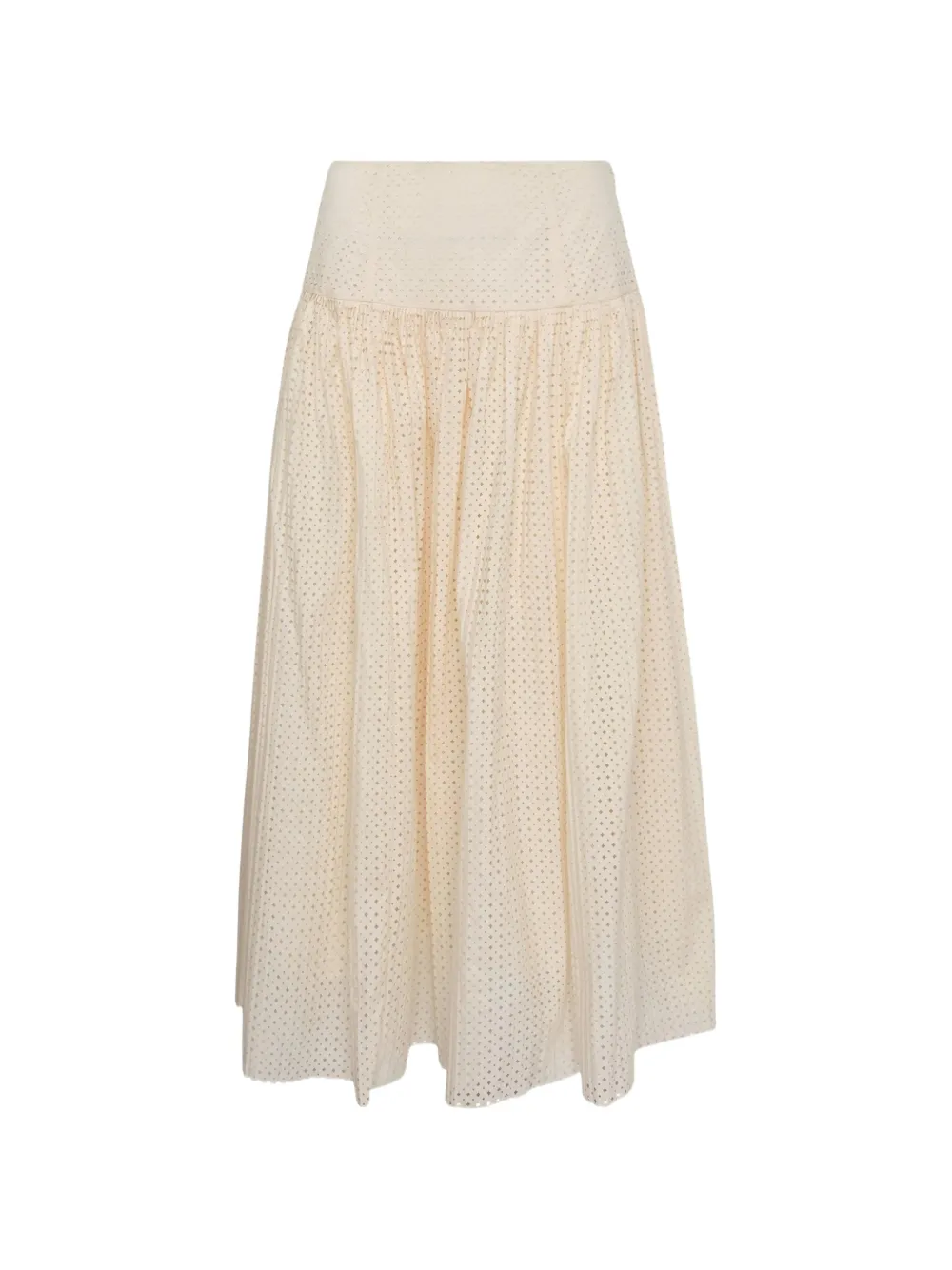 Ulla Johnson Nalla A‐Line broderie-anglaise skirt - Neutrals