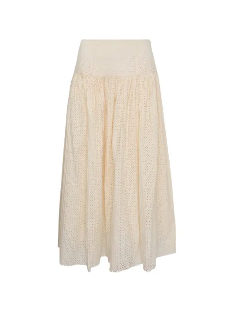 Ulla Johnson Nalla A‐Line broderie-anglaise skirt