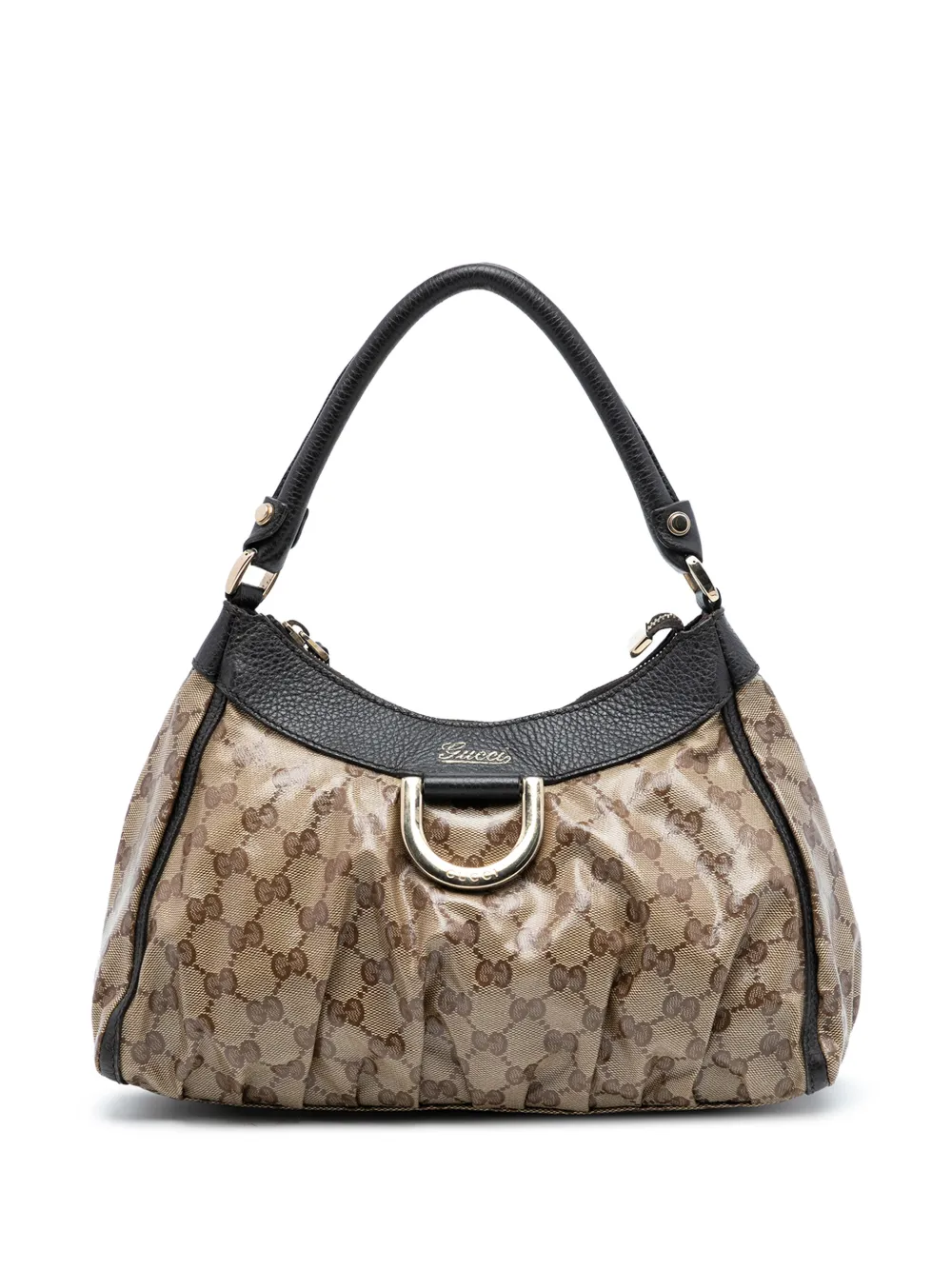 Gucci Pre-Owned 2000-2015 GG Crystal Abbey D Ring shoulder bag - Toni neutri