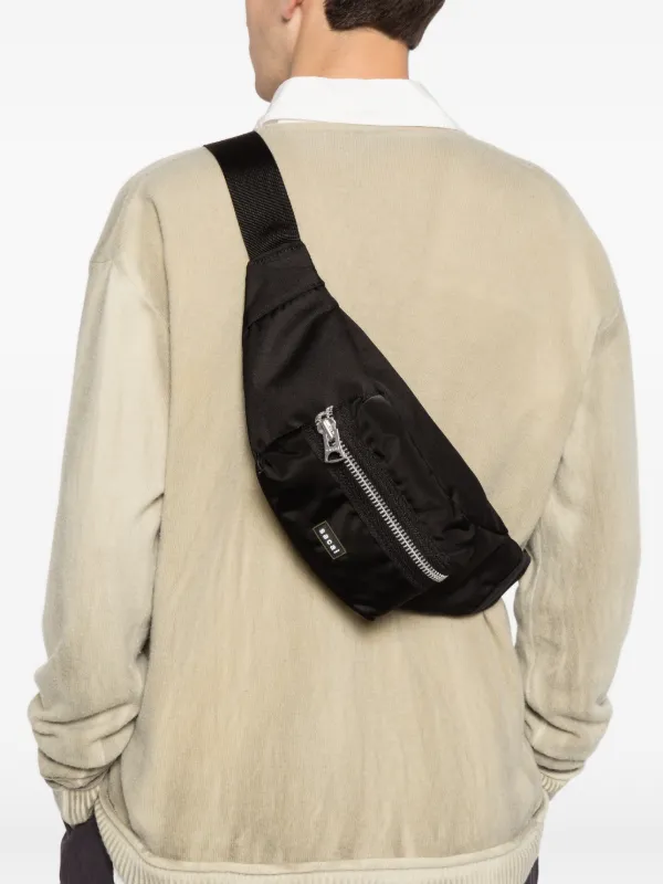 Sacai ポケットディテール ベルトバッグ | ブラック | FARFETCH JP