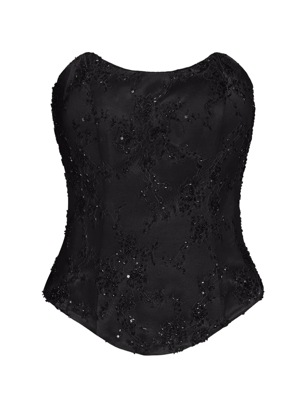 ALEXIA & ANTONIA embellished top - Nero